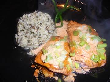 CAJUN MAYO SAUCE with EASY CAJUN SEARED SALMON!