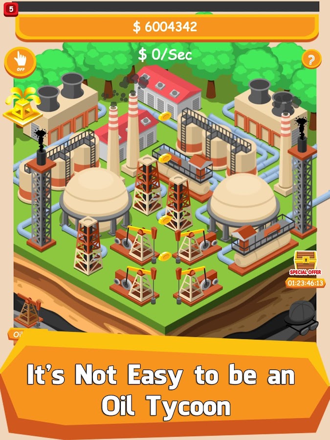 Oil tycoon help