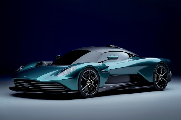 The Aston Martin Valhalla is a plug-in hybrid hypercar expected to launch in 2024 with outputs of 699kW and 1,000Nm. Picture: SUPPLIED