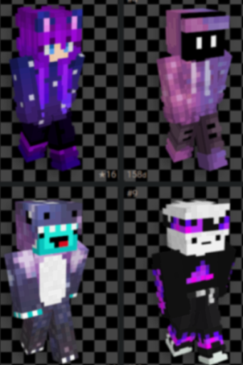 Skin Galaxy Girl | and Boy | mcpe