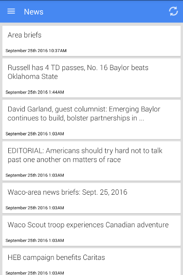 Waco News Screen 3