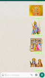 Shree RAM Navami Stickers for Whatsapp(W