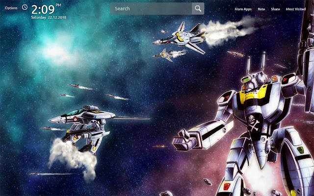 Robotech Wallpapers Theme New Tab