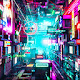Neon Streets Wallpapers New Tab