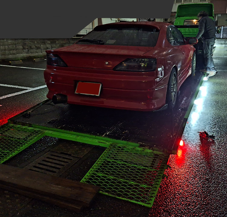 シルビアのドナドナドナ〜🎵・ドナドナドナドナ積車が揺れる・ドナドナされました・長期入院・いつもいいね＆コメントありがとうございますに関するカスタム事例の投稿画像2枚目