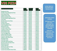 Streetza Pizza menu 1