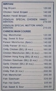 Penguin Inn menu 2