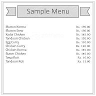 Indian Curry menu 6