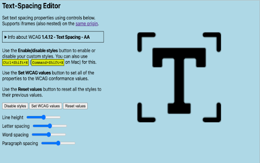 Text-Spacing Editor