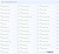 Rasraj Sweet House menu 1