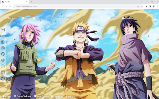 Naruto Wallpaper Nouvel onglet