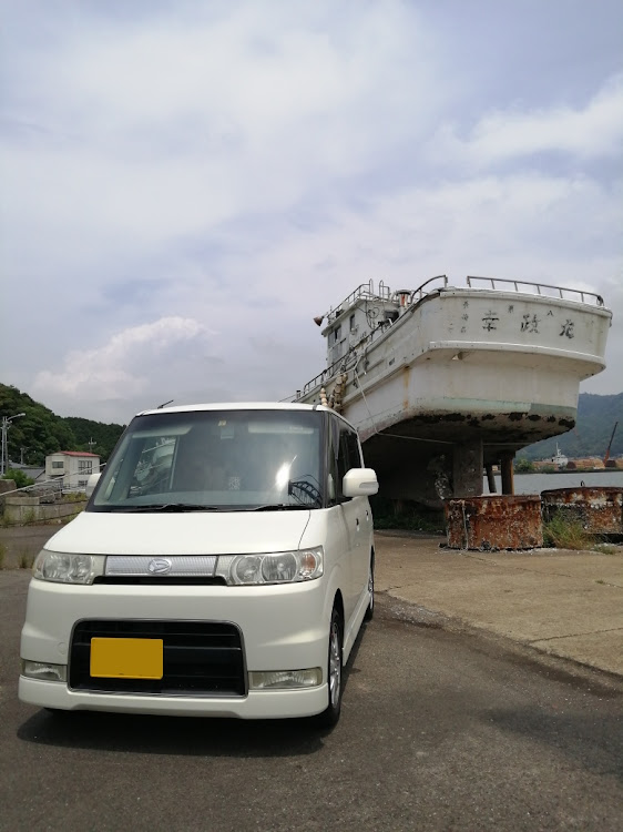 タントカスタムのL350Sタントカスタム・13年落ち・舞鶴漁港・ドライブ・梅雨の中休みに関するカスタム事例の投稿画像2枚目