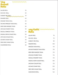 Bengal Kathi Roll Junction menu 2