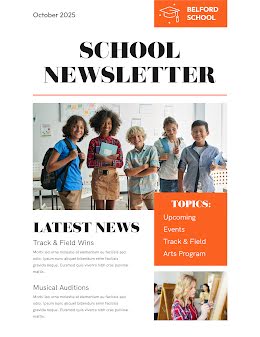 Newsletter School 10 - School Newsletters item