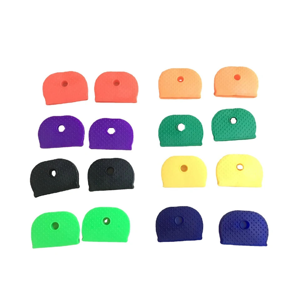 10 couvre-clés en caoutchouc de couleur protègent et organisent vos clés. Identification facile des clés grâce à ces couvre-clés en silicone pratiques.