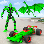 Cover Image of Herunterladen Drachen-Roboter-Polizeiwagen-Spiel 1.0.7 APK