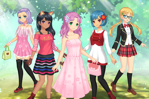Code Triche Anime Manga - Jeux habillage APK MOD (Astuce) screenshots 1