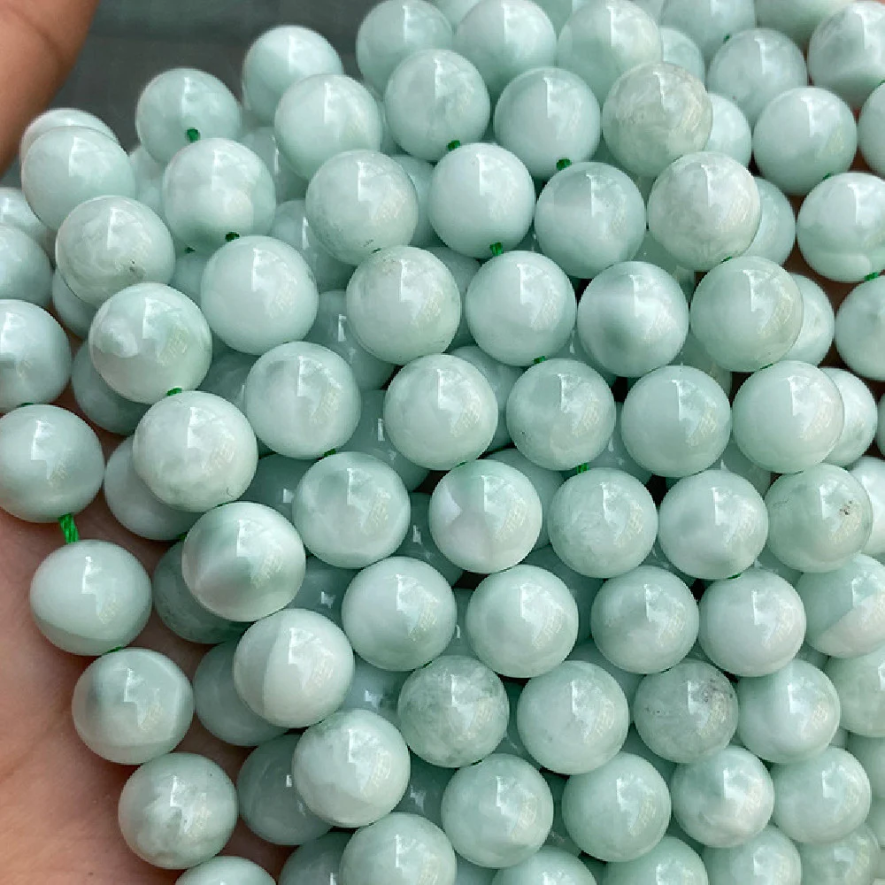 Title 3, Perles en vrac Green Angel Stone pour bijoux DI...