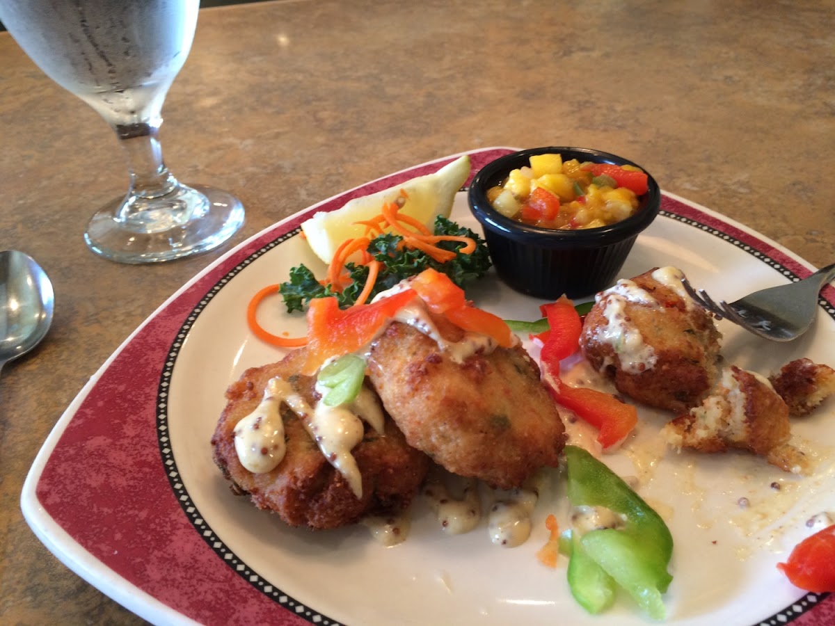 Gf crab and lobster cakes