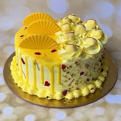 Rasmalai Engagement Cake