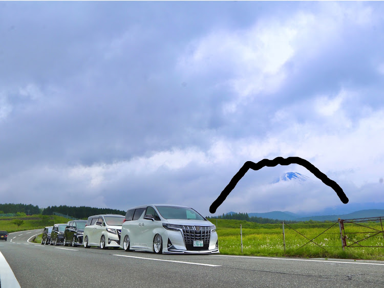 アルファードのぐらふぁいとめたりっく・AL・VELL機甲師団📸・静岡遠征・🗻雲隠れ・下道に関するカスタム事例の投稿画像9枚目
