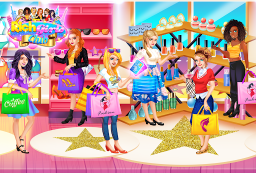 Screenshot Rich Girls Shopping Games