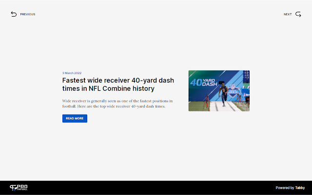 NFL News and Rumors from Pro Football Network chrome extension