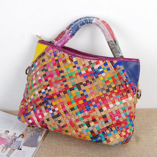Title 3, Striped ladies hand messenger bag, stylish and ...