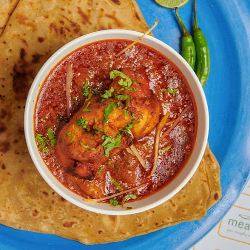 Chicken Tikka Masala With Tawa Parathas (By MEALY)