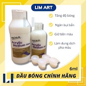 Dầu Bóng Bảo Vệ Tranh Sơn Dầu Số Hoá. Set 2 Hủ Dầu Bóng Phủ Tranh, Đất Sét, Màu Acrylic, Dung Môi Pha Màu