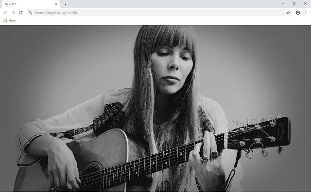 Joni Mitchell New Tab & Wallpapers Collection