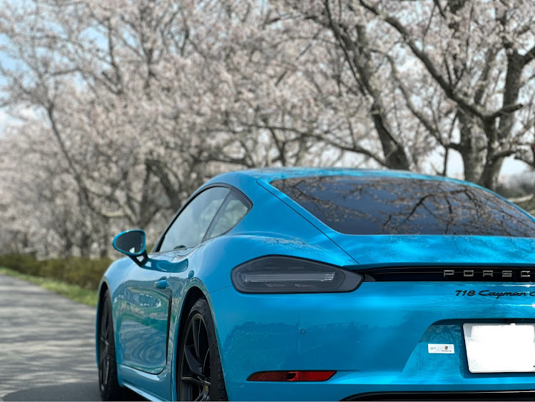 718 ケイマンの桜とコラボ・サクラと愛車・桜・目指せPickUpCarsに関するカスタム事例の投稿画像1枚目