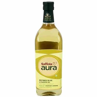 Saffola Aura Refined Olive & Flaxseed Oil 250 Ml