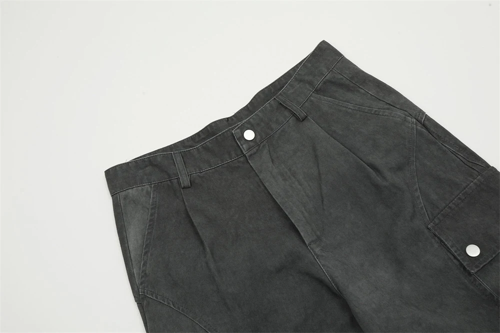 Title 12, Pantalones rectos sueltos casuales retro de cal...