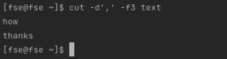 cut command example with delimiter and third field