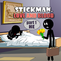 Stickman Love And Blood. He