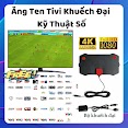 Anten Tivi Kỹ Thuật Số Dvb T2, Ăng Ten Truyền Hình Số Mặt Đất, Ang Ten Khuếch Đại Thu Sóng Truyền Hình Vệ Tinh Trong Nhà, Ăng Ten Truyền Hình Cáp Hdtv 4K 1080P Siêu Nét