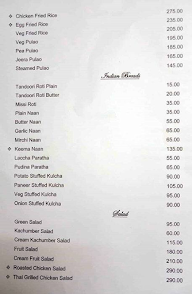 Hotel Khurana Palace menu 4