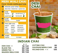 Meri Wali Chai menu 1