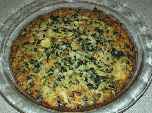 Crustless Spinach Quiche | Just A Pinch Recipes