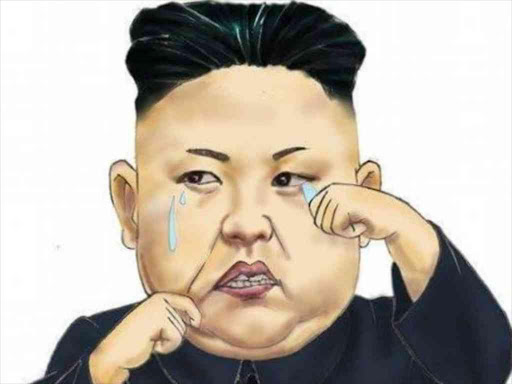 Choi Seong-guk's illustration of Kim Jong-un. /CHOI SEONG-GUK/VIA BBC