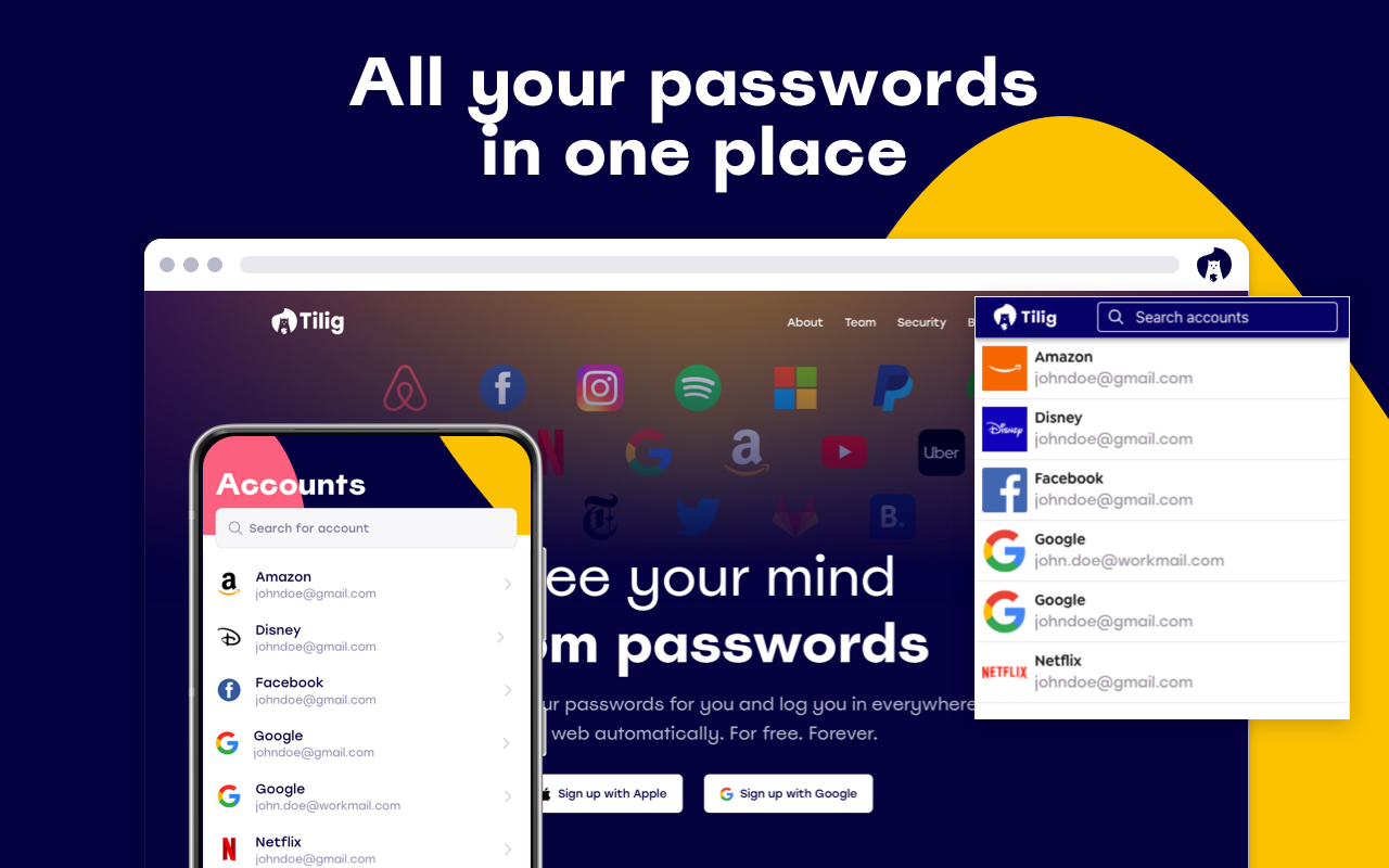 Tilig Password Manager Preview image 4