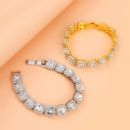 Title 1, European And American Fashion Square Rock Candy...