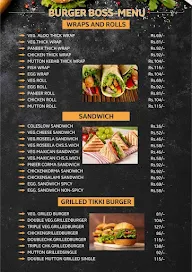 Burger Boss menu 1