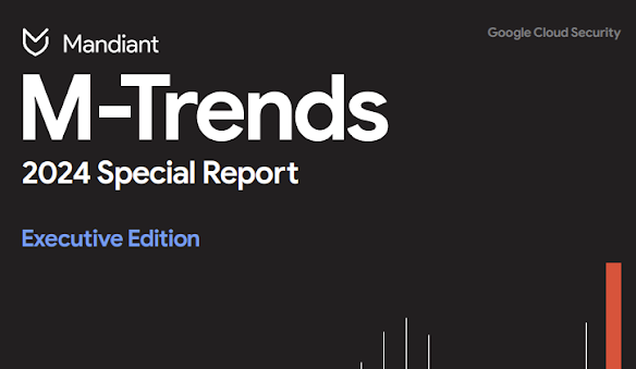 Mandiant M-Trends 2024 special report cover