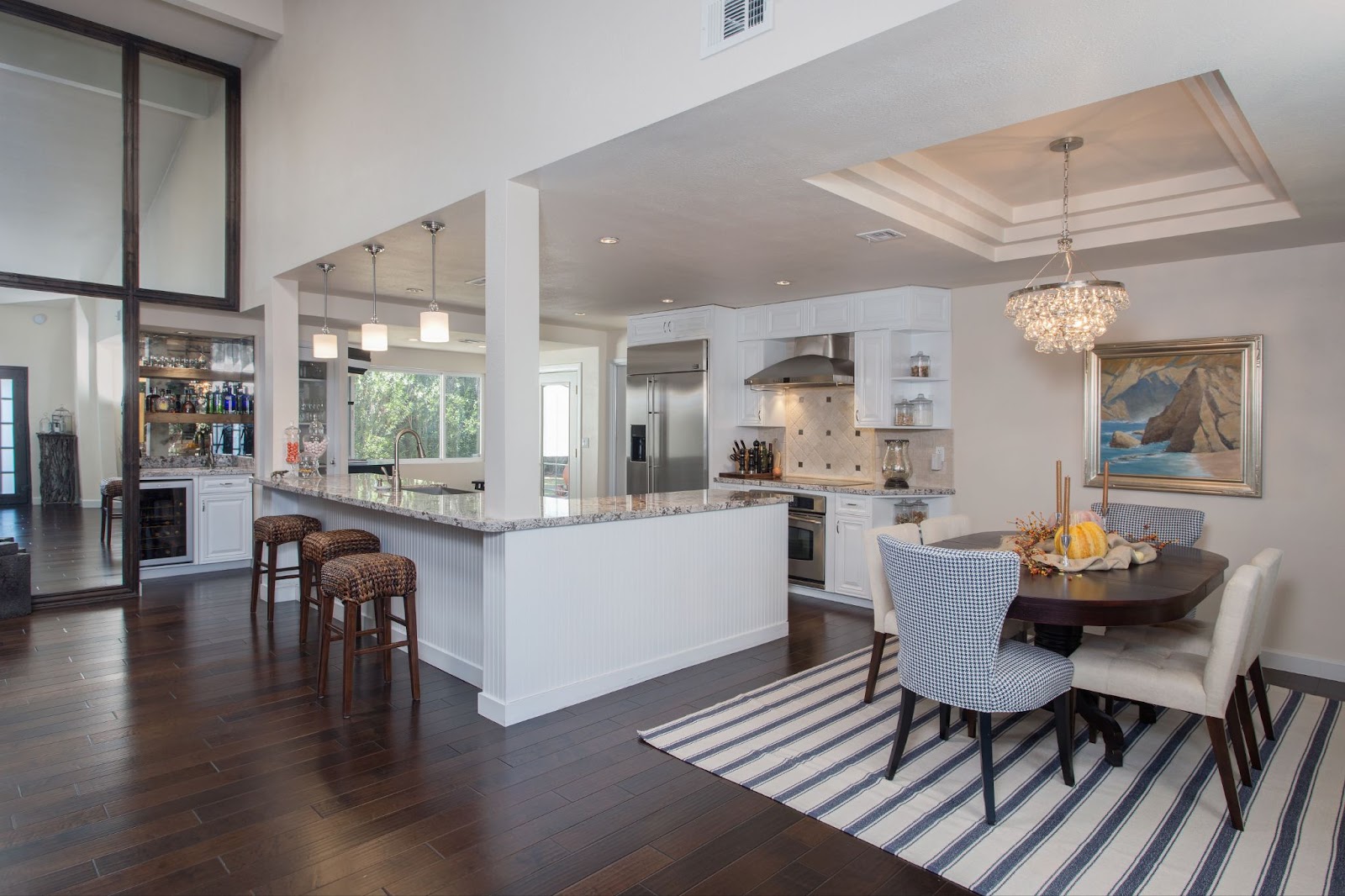 open kitchen design for this scottsdale kitchen remodel