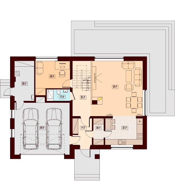 Darlena XL - Rzut parteru