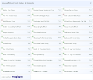 OvenFresh Cakes & Desserts menu 2