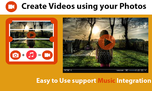 Android application Photo to Video Converter MP4 screenshort