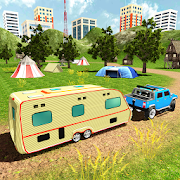 Camper Van Truck Simulator: RV Hummer Trailer Car  Icon